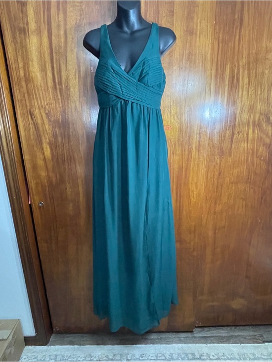 Birdy Grey Dresses & Skirts - Birdy Grey Laurie Chiffon Maxi Formal Dress Emerald Dark Teal XS